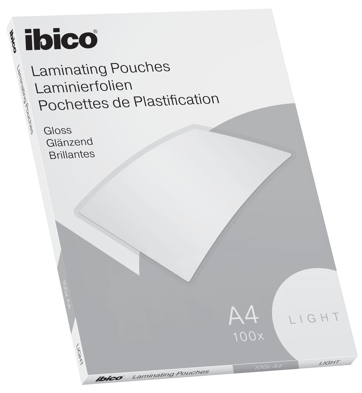 Esselte Lamineringslomme Ibico basic light 80my A4 (100) – Laminering & tilbehør