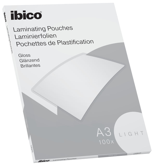Esselte Lamineringslomme Ibico basic light 80my A3 (100) – Laminering & tilbehør