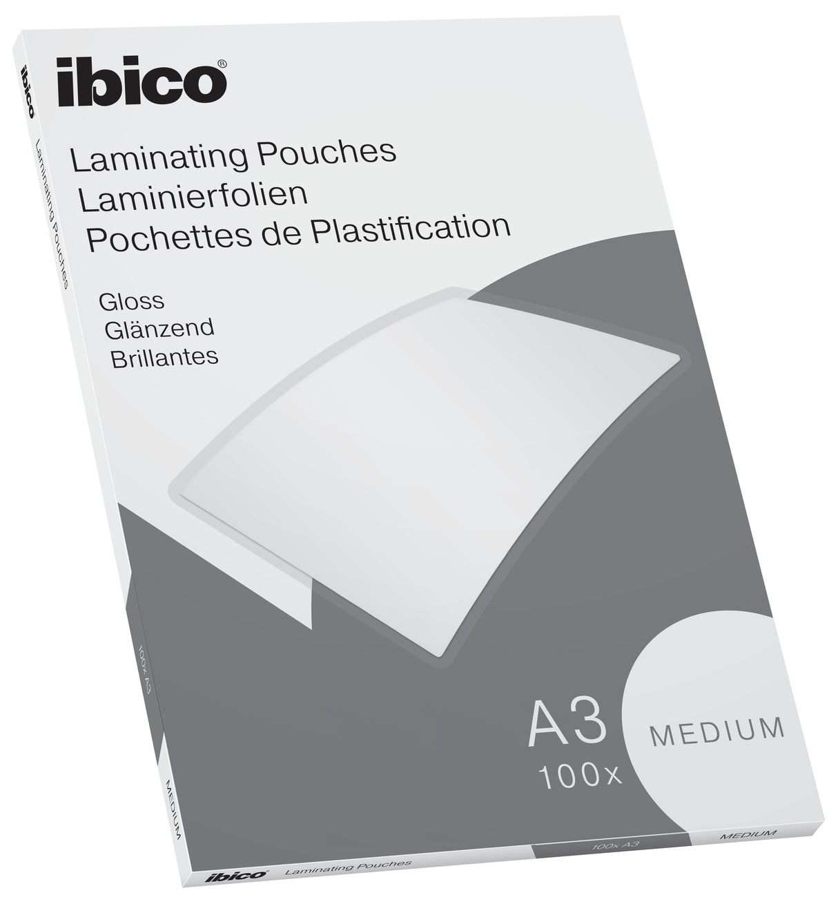 Esselte Lamineringslomme Ibico basic medium 100my A3 (100) – Laminering & tilbehør