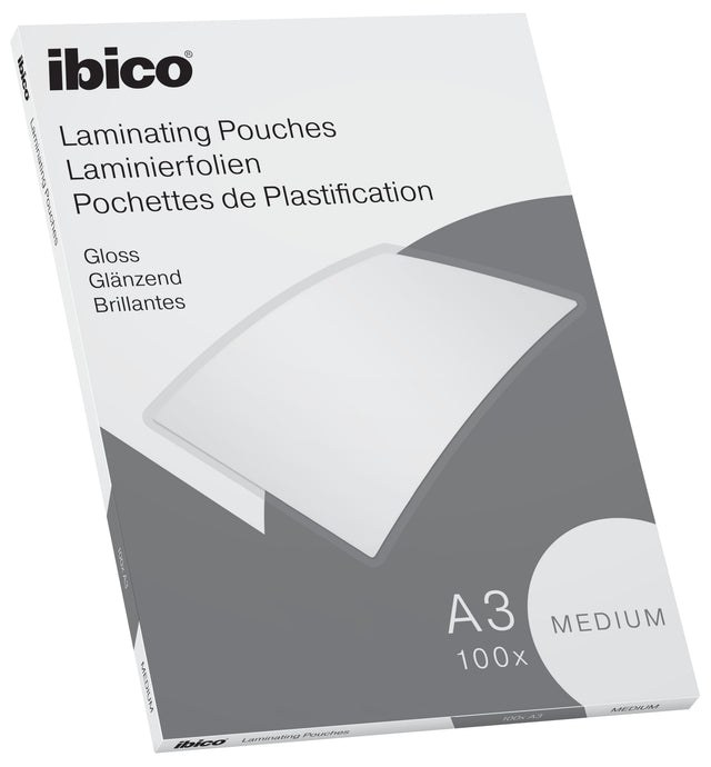 Esselte Lamineringslomme Ibico basic medium 100my A3 (100) – Laminering & tilbehør