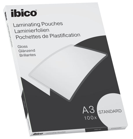 Lamineringslomme Ibico basic standard 125my A3 (100) – image 1
