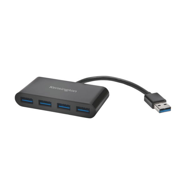 Kensington UH4000 USB 3.0 4-Port Hub, Black