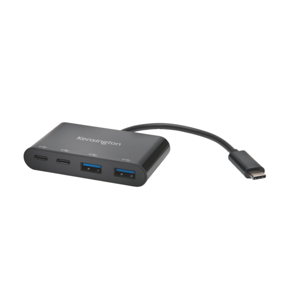 Kensington Hub CH1000 USB-C 4-Port Hub, Black