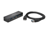 Kensington Hub 4-Port + opladning USB 3.0