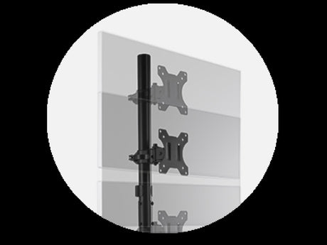 Kensington Dual Monitor Arm Vertical Stacking – image 3