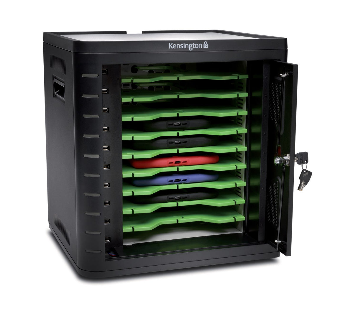 Kensington Charge & Sync Cabinet Universal Tablet, Black – image 1