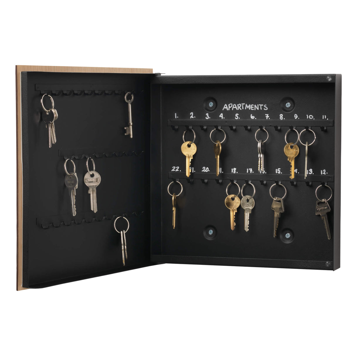 Naga A/S Hvidt glas Magnetisk nøgleskab – Nøgleskabe (billede 2)