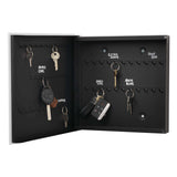 Sort glas Magnetisk | Sort glas Magnetisk nøgleskab  | Officely