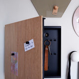 Sort glas Magnetisk | Sort glas Magnetisk nøgleskab  | Officely