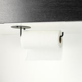 Køkkenrulleholder til væg, sort – image 3