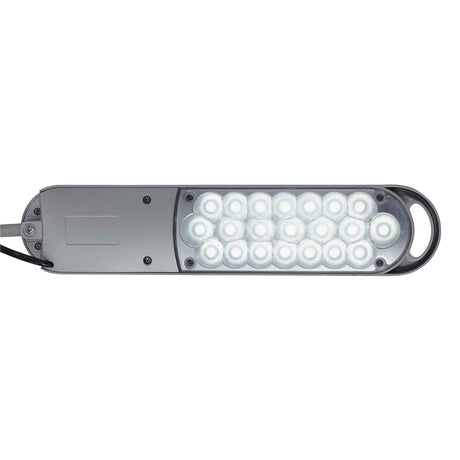 Naga A/S LED skrivebordslampe med fod, sølv, MAULatlantic – Belysning (billede 2)