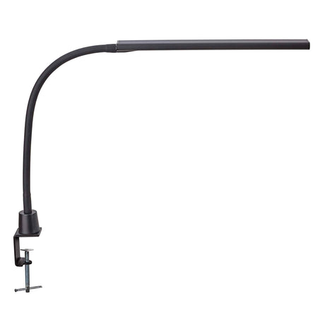 Naga A/S LED skrivebordslampe med bordklemme, sort, MAULpirro – Belysning (billede 1)