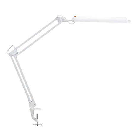 Naga A/S LED skrivebordlampe med bordklemme, hvid, MAULatlantic – Belysning (billede 1)