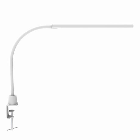 Naga A/S LED skrivebordslampe med bordklemme, hvid, MAULpirro – Belysning