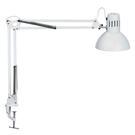 Naga A/S LED skrivebordslampe med bordklemme, hvid, MAULstudy – Belysning (billede 1)