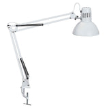 LED skrivebordslampe med bordklemme, hvid, MAULstudy