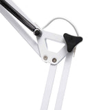 LED skrivebordslampe med bordklemme, hvid, MAULstudy