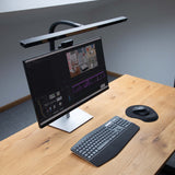 LED monitorlampe MAULgate, sort