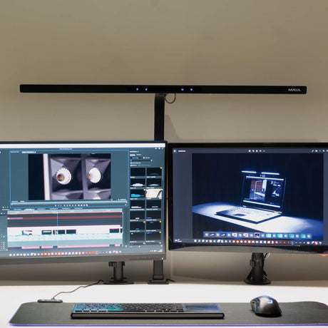 Naga A/S LED monitorlampe MAULgate, sort – Belysning (billede 5)