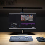 LED monitorlampe MAULgate, sort