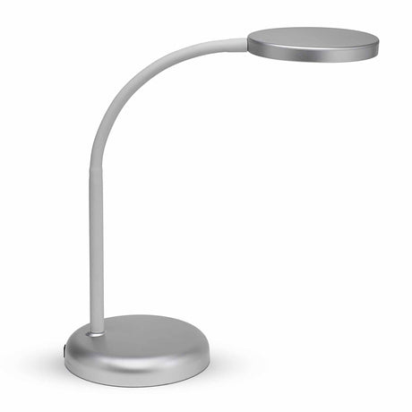 Naga A/S LED bordlampe med fleksibel arm, sølv, MAULjoy – Belysning (billede 1)