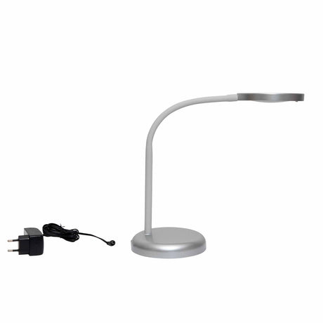 Naga A/S LED bordlampe med fleksibel arm, sølv, MAULjoy – Belysning (billede 3)