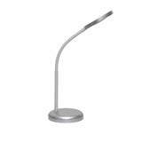 LED bordlampe med fleksibel arm, sølv, MAULjoy