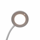 LED bordlampe med fleksibel arm, sølv, MAULjoy