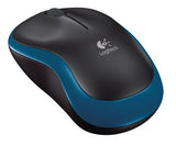 Logitech M185 Wireless Mouse, Blue – Trådløse mus (billede 1)