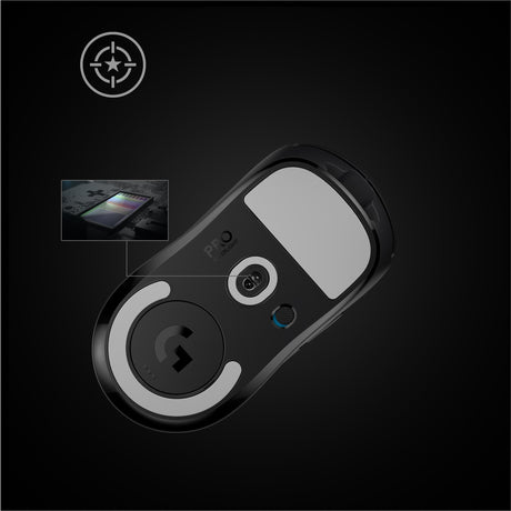 Logitech PRO X SUPERLIGHT Wireless Gaming Mouse, Black, EER2 – Trådløs mus (billede 2)