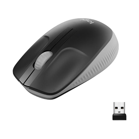 Logitech M190 Full-size wireless mouse, Mid Grey – Trådløse mus (billede 1)