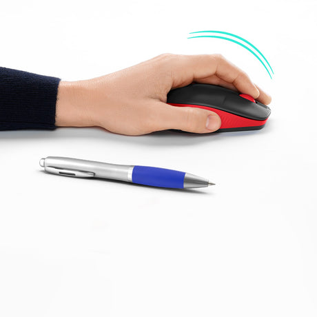 Logitech M190 Full-size wireless mouse, Red – Trådløse mus (billede 5)