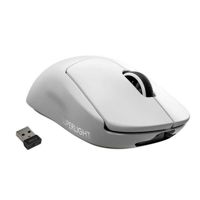 Logitech PRO X SUPERLIGHT Wireless Gaming Mouse, White – Trådløs mus