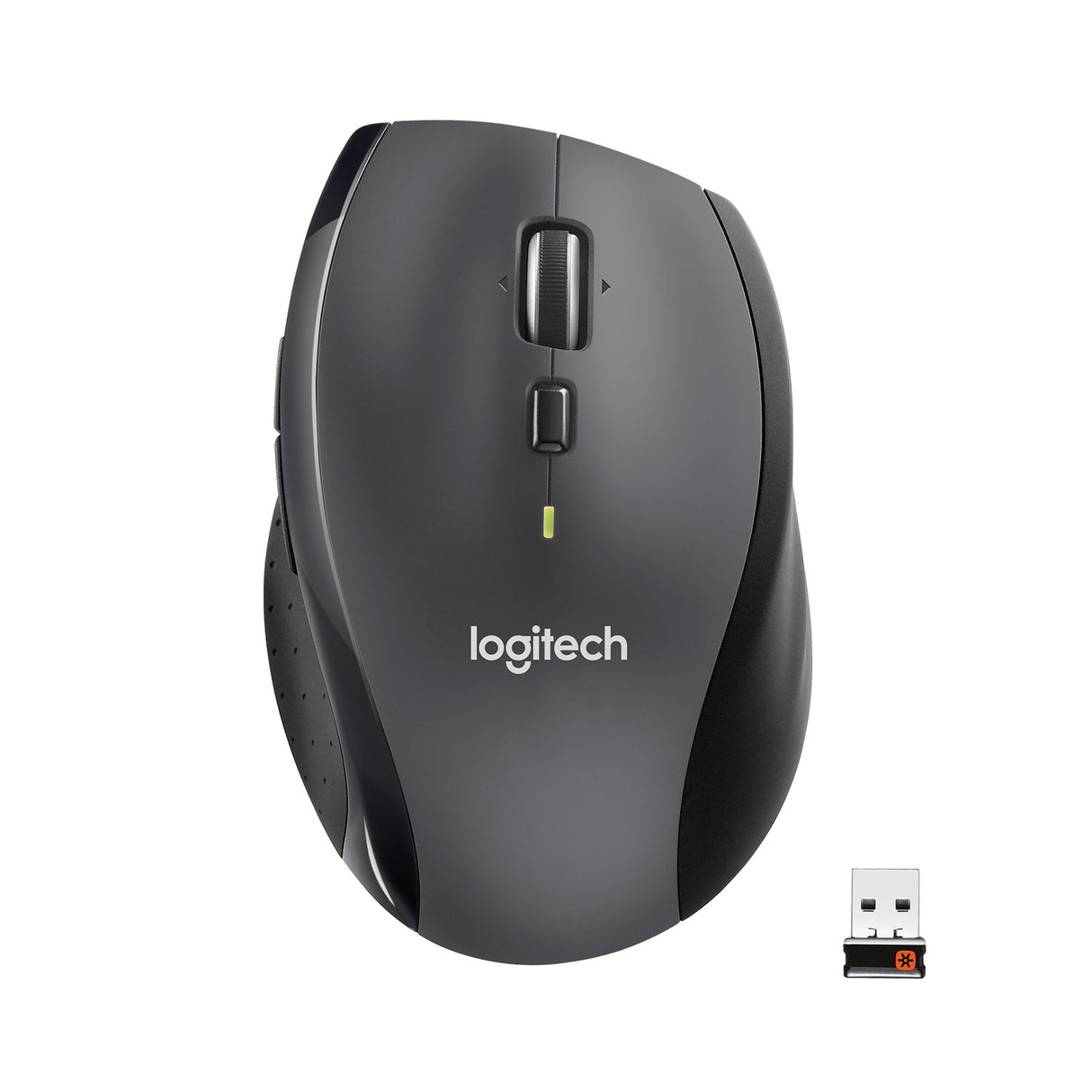 Logitech Marathon M705 Wireless Mouse, Charcoal – Trådløse mus (billede 1)