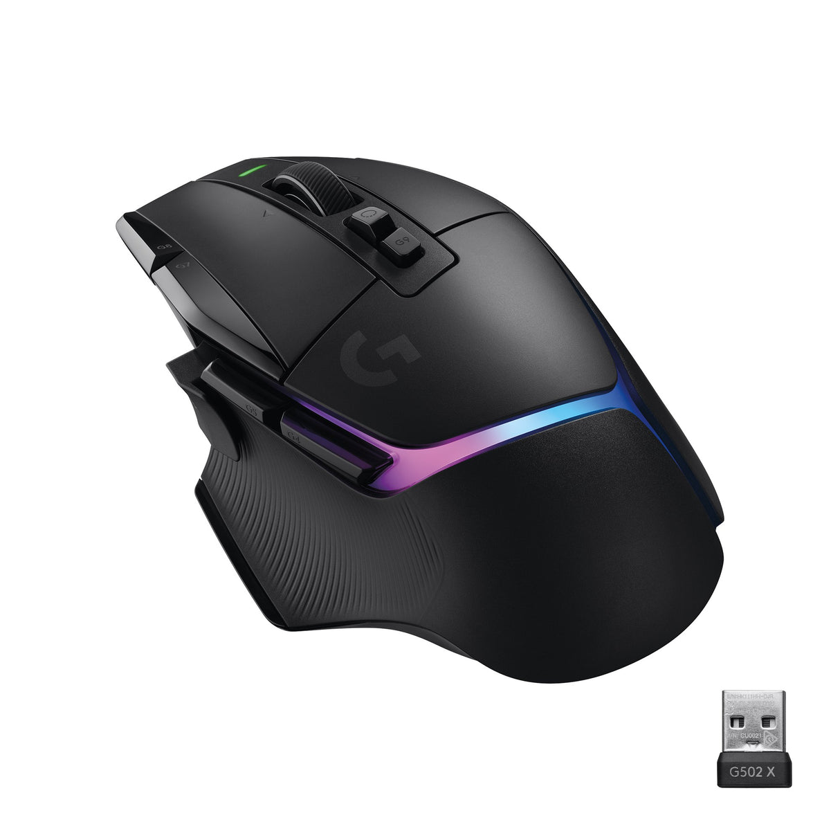 Logitech G502 X Plus Wireless Gaming Mouse, Black/Premium – Trådløs mus (billede 1)
