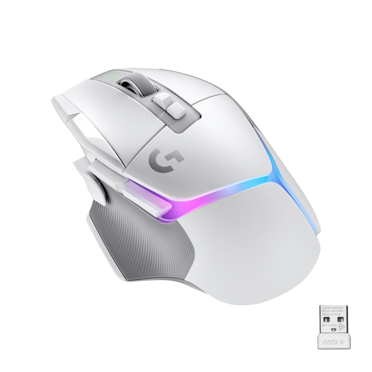 Logitech G502 X Plus Wireless Gaming Mouse, White/Premium – Trådløs mus (billede 1)
