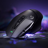 Logitech G502 X LIGHTSPEED Wireless Gaming Mouse, Black/Core – Trådløs mus (billede 3)
