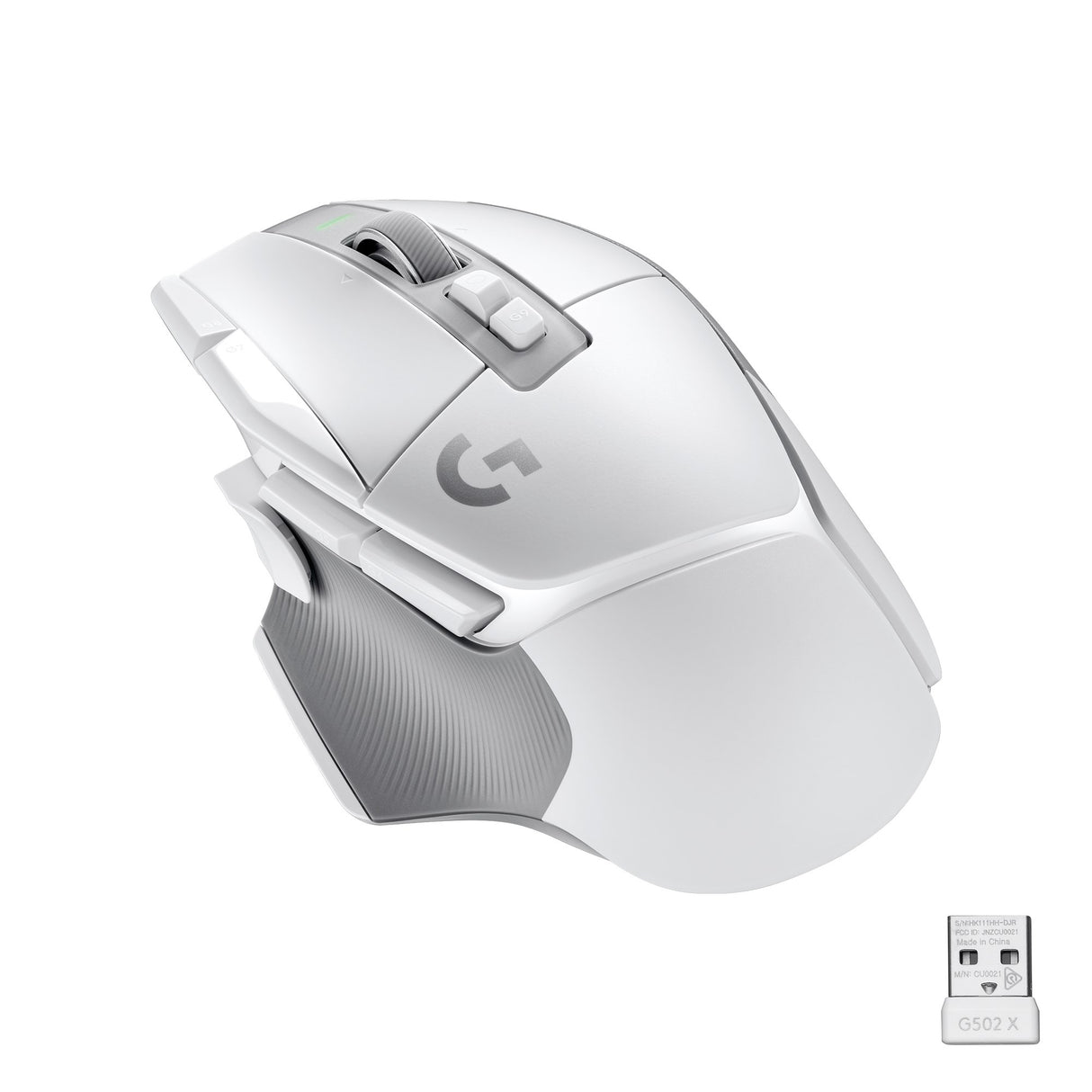Logitech G502 X LIGHTSPEED Wireless Gaming Mouse, White/Core – Trådløs mus (billede 1)
