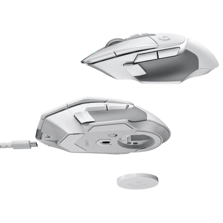 Logitech G502 X LIGHTSPEED Wireless Gaming Mouse, White/Core – Trådløs mus (billede 5)