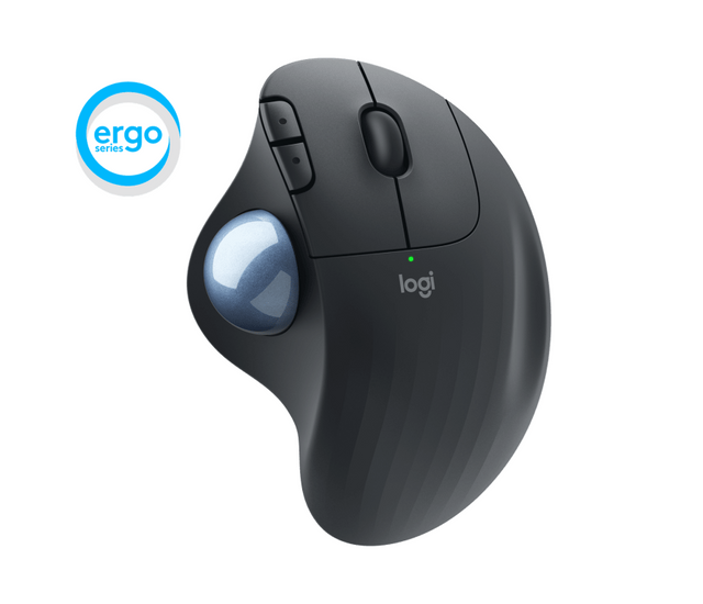 Logitech M575 ERGO Business Wireless Trackball, Graphite – Mus & trackballs