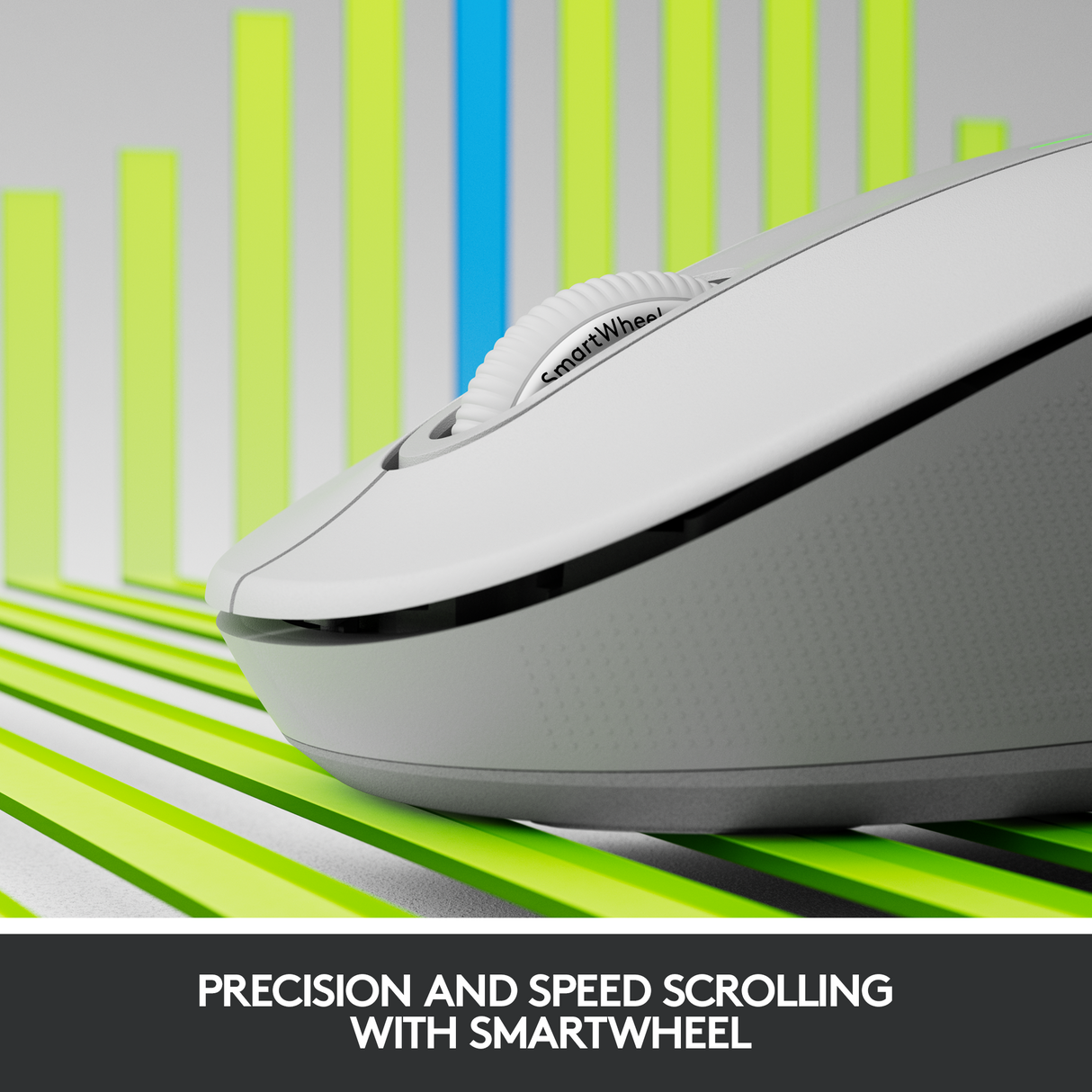 Logitech Signature M650 L Wireless Mouse, Off-white – Trådløse mus (billede 2)