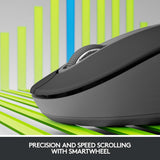 Logitech Signature M650 L Wireless Mouse Left, Graphite – Trådløse mus (billede 2)