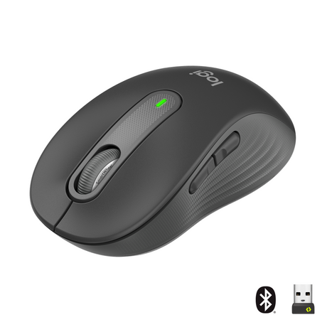 Logitech Signature M650 Wireless Mouse, Graphite – Trådløse mus (billede 1)