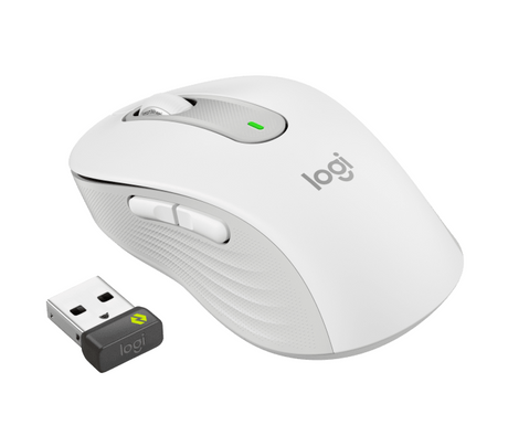 Logitech Signature M650 L Wireless Mouse for Business, Off-White – Trådløse mus (billede 4)