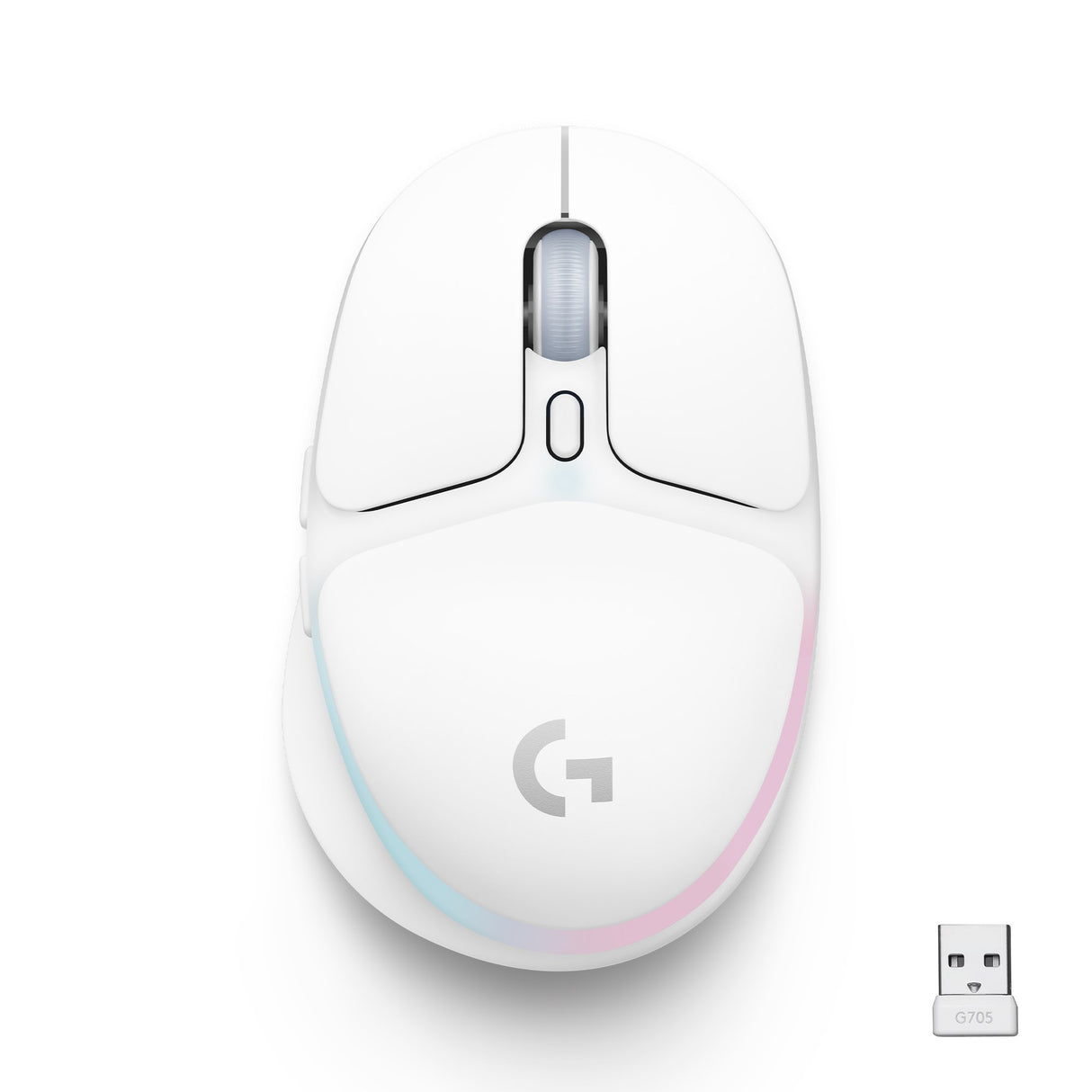 Logitech G705 Wireless Gaming Mouse, Off White – Trådløs mus (billede 1)