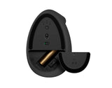 Logitech Lift Right Vertical Ergonomic Mouse, Graphite/Black – Trådløse mus (billede 3)