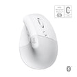 Logitech Lift for Mac Vertical Ergonomic Mouse, Off-White/Pale Grey – Trådløse mus (billede 1)