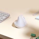 Logitech Lift for Mac Vertical Ergonomic Mouse, Off-White/Pale Grey – Trådløse mus (billede 4)
