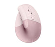 Logitech Lift Right Vertical Ergonomic Mouse, Rose/Dark Rose – Trådløse mus (billede 1)