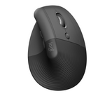 Logitech Lift Vertical Ergonomic Mouse for Business, Graphite/Black – Trådløse mus (billede 1)
